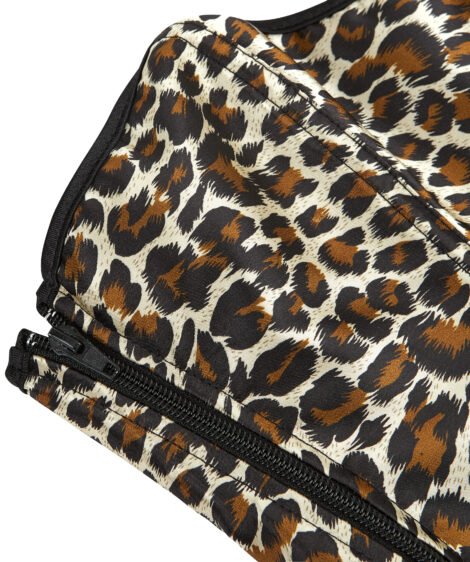 Wild Chic Leopard Print Corset – Bold, Sleek, and Seductive - Image 9