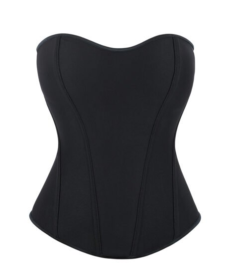 Elegant Black Corset with Shaping Design for Perfect Silhouette - Image 2