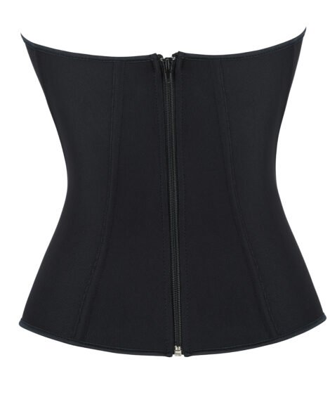 Elegant Black Corset with Shaping Design for Perfect Silhouette - Image 5