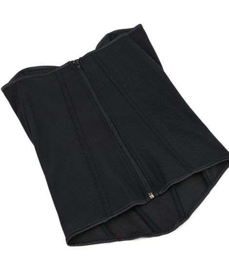 Elegant Black Corset with Shaping Design for Perfect Silhouette - Image 6
